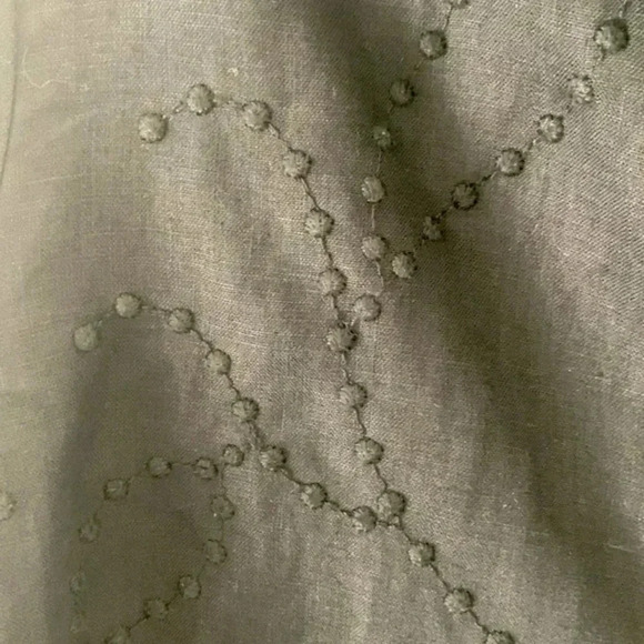 Jones New York Black Linen Blouse Size Large - Picture 2 of 10